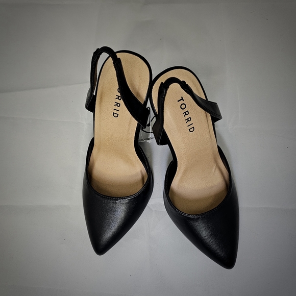 Pointed Toe Slingback Heel(WW) - Picture 3 of 7